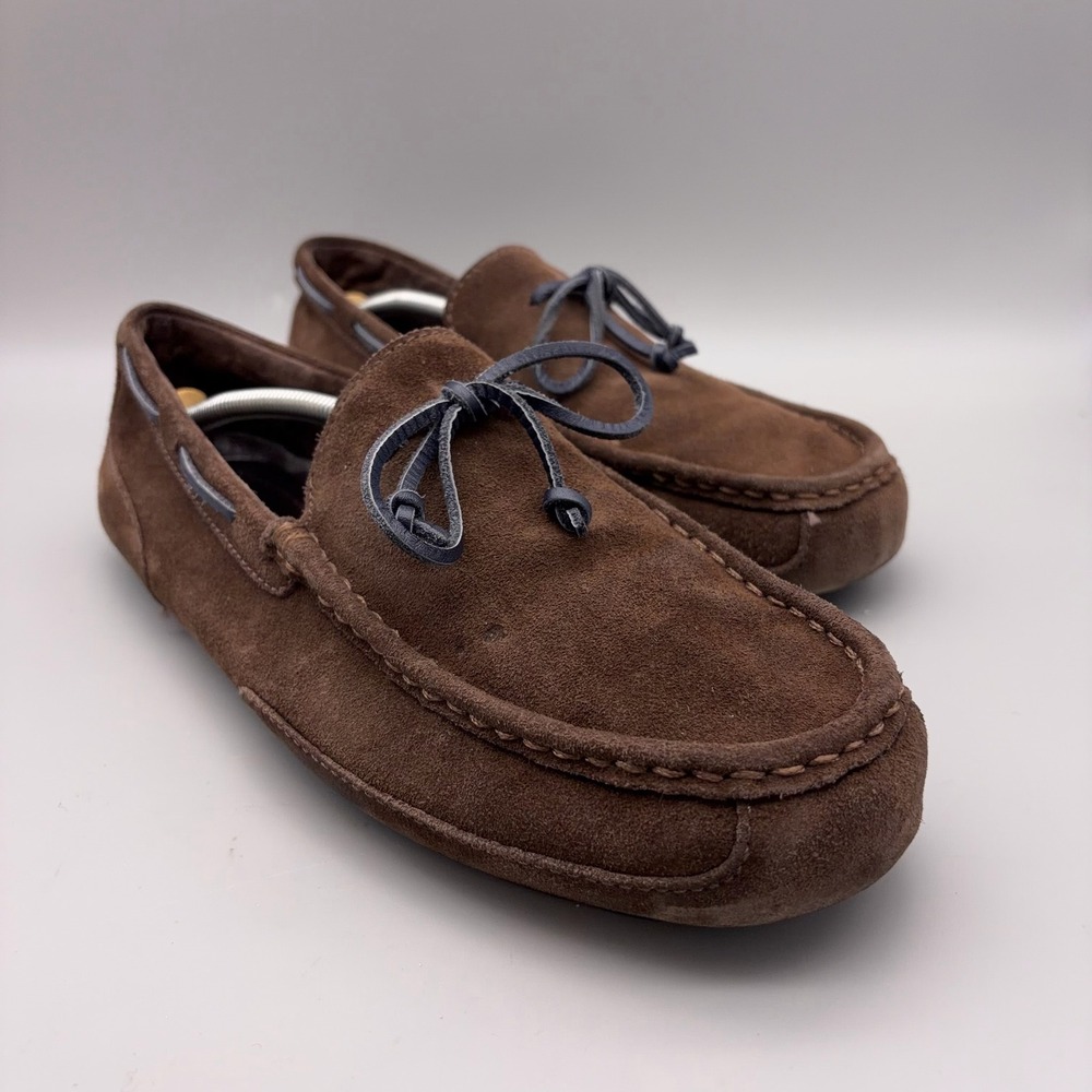 UGG Henrick Loafer Mens 11 Brown Suede Driving Moccasin Casual Preppy